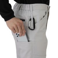 コーコス信岡 ストレッチスラックス 4L ネイビー AG-3083 1着（直送品）