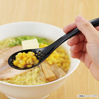 曙産業 レンゲスプーン 穴あき 穴無し 2本セット 小 ブラック TWー3785 1個