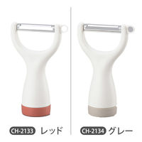 曙産業 ピーラー 立つ レッド まいにちシリーズ CHー2133 1個