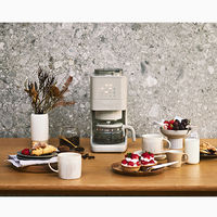 BRUNO コーン式ミル付き全自動コーヒーメーカー(グレージュ) BOE144-GRG 1個