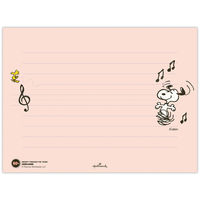 日本ホールマーク ホールマーク 便箋 スヌーピー 5Dピーナッツ 844356 1セット(6冊)（直送品）