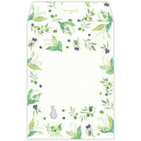 日本ホールマーク ホールマーク ミニレターセット MRグリーン 844813 1セット(6冊)（直送品）