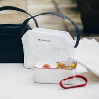 お弁当保冷バッグ 白 AKOMEYA TOKYO/アコメヤ