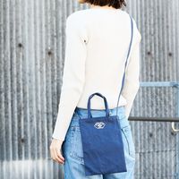 倉敷帆布ミニショルダーバッグ サコッシュ ネイビー AKOMEYA TOKYO/アコメヤ