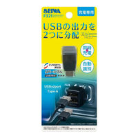 セイワ 2USBコネクター USB(Type-A) F-321 1個（直送品）