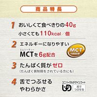 日清オイリオ MCTプリン エネプリン   介護 介護食品 やわらか食  デザート おやつ 高齢者  マンゴー味  3個