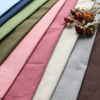 シーチングハンドワッシャー 無地 シワ加工 カーキ 巾約110cm×6m切売カット AD2678-258-6M 1セット(巾110cm×6m（直送品）