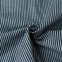 デニム調Wガーゼ ストライプ ネイビー 巾約108cm 1mカット AP25501-2C-1M 1セット(1m切売カット)（直送品）