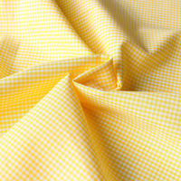 双日ファッション 40sギンガムチェック 小 巾110cm×10m切売カット イエロー B53000Z-103-10M（直送品）
