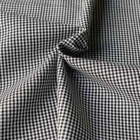 40sギンガムチェック 小 巾110cm×10m切売カット ブラック B53000Z-106-10M 1セット(巾110cm×10（直送品）