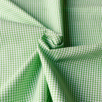 双日ファッション 40sギンガムチェック 小 巾110cm×10m切売カット グリーン B53000Z-110-10M（直送品）
