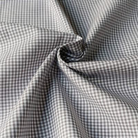 40sギンガムチェック 小 巾110cm×10m切売カット グレー B53000Z-114-10M 1セット(巾110cm×10（直送品）