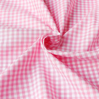 40sギンガムチェック 中 巾110cm×10m切売カット ピンク B53000Z-201-10M 1セット(巾110cm×10（直送品）
