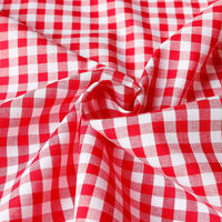 40sギンガムチェック 大 巾110cm×10m切売カット レッド B53000Z-304-10M 1セット(巾110cm×10（直送品）