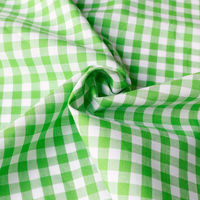 日本紐釦貿易 40sギンガムチェック 大 巾110cm×2m切売カット グリーン B53000Z-310-2M 1セット(巾110cm×2m（直送品）