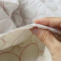 サークルステッチキルティング生地 -サーキュル- キナリ×イエロー 4Mカット CIRQL-2-4M 1セット(4m切売カット)（直送品）