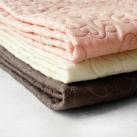 日本紐釦貿易 デザインステッチキルティング生地 ハート ピンク 4Mカット DQL-HEART-2-4M 1セット(4m切売カット)（直送品）