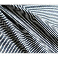 ヒッコリーストライプ柄生地 110cm幅×6m切売カット 3A紺/白 ICH1015-3A ICH1015-3A-6M（直送品）