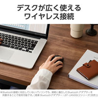 Bluetoothマウス 無線 ワイヤレス 3ボタン ホワイト M-LE10BRXWH エレコム 1個