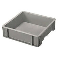 積水テクノ成型　コンテナ　ＴＰー331Ｆ（底面フラットタイプ）　グレー　TP331FH　1個