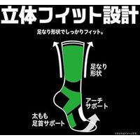 ディックコーポレーション 超抗菌防臭3Dソックス 先丸アンクル 3P CA-245 1セット(3P)（直送品）