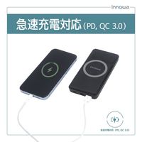 NH Technology innowa 2in1 マグネット式ワイヤレス充電セット PB001 1点
