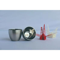 カクセー 18-8ステンレス二重構造 ぐい呑み ORZ-005 1個（直送品）