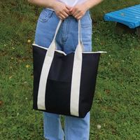 カクセー ベーシックモノクロ保冷温バッグ ブラック 5066 1個（直送品）