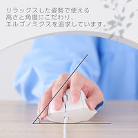 マウス 有線 静音マウス 3ボタン Mサイズ 白 M-SH10UBSKWH エレコム 1個