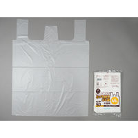 ゴミ袋 取っ手付き nocoo in 半透明 45L 厚さ:0.022mm 3パック（50枚入×3）日本サニパック