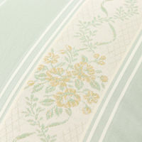 川島織物セルコン モアレストライプ シートクッション LN2713 45×43cm グリーン LN2713_98G 1枚（直送品）