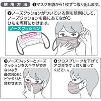 白元アース 快適ガードプロ ふつうサイズ グレースタイル 曇りにくい　使い捨て　バイカラー　プリーツマスク 1袋（15枚入）