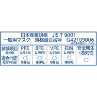 白元アース 快適ガードマスク ふつうサイズ ライトグレー 使い捨て　不織布　プリーツマスク 1袋（7枚入）