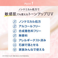 スキンアクア　ナチュラルベールUVエッセンス　クリアホワイト  SPF50+・PA++++ 50g ロート製薬