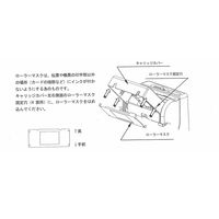 ジャノメ インプリンター用ローラーマスク H-710用オプション H-710ヨウ 1個　電動式インプリンター H-710用（直送品）