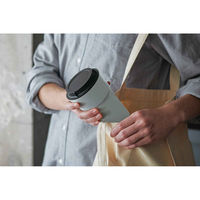 天馬 タンブラー 蓋付き 500ml etodo ステンレス ライトグレー 408923 1個（直送品）