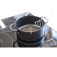 パール金属 天ぷら鍋 18cm IH対応 鉄製 チーノ 網付き 411039 1個（直送品）