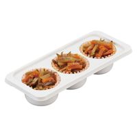 パール金属 保存容器 70ml×3 冷凍つくりおきおかずカップトレー 6号×3ブロック 2個組 448653 1個（直送品）