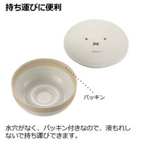 リッチェル ソープディッシュ ディックブルーナ ミッフィー 石けん箱 丸 ホワイト 455402 1個（直送品）