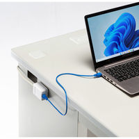 サンワサプライ  カテゴリ6Aローゼットキット（マグネット付き） LA-RZ6A-1N（直送品）