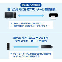 サンワサプライ  USB2.0エクステンダー（150m延長、1ポート） USB-EXSET5（直送品）