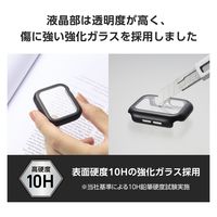 アップルウォッチ カバー SE/Series6/5/4[44mm] フルカバー ブラック AW-23DFCGPBK エレコム 1個（直送品）