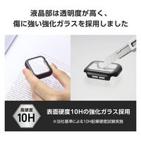 アップルウォッチ カバー SE/Series6/5/4[40mm] フルカバー ブラック AW-23EFCGPBK エレコム 1個（直送品）