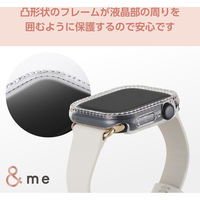 アップルウォッチ カバー Series10[42mm] バンパー ハード クリア AW-24BBPPJCR エレコム 1個（直送品）