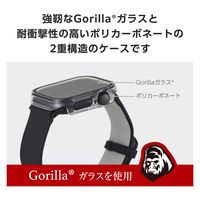 アップルウォッチ カバー Series10[42mm] フルカバー クリア AW-24BFCGOCCR エレコム 1個（直送品）