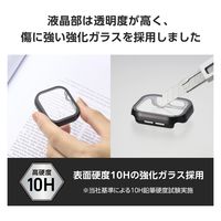 アップルウォッチ カバー Series10[42mm] フルカバー ブラック AW-24BFCGPBK エレコム 1個（直送品）