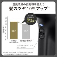 ドライヤー 速乾 大風速 1300W プロテクトイオン サロンクオリティ ブラック NIB500B-K テスコム 1個（直送品）