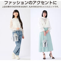 スマホポーチ ショルダーポーチ 斜めがけ / ハンドル持ち メタリック生地 シルバー P-MAP08SV エレコム 1個（直送品）