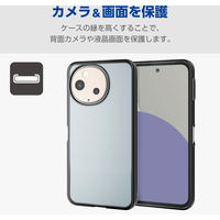 AQUOS sense9 SH-53E ケース ソフト 衝撃吸収 メタリックブラック PM-S244UCTMBK エレコム 1個（直送品）
