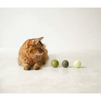 Mofu ころころ ショコラティエ 羊毛フェルトボール 1箱（3個セット）エイムクリエイツ 猫 おもちゃ